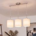 Brilagi - LED pakabinamas šviestuvas ant troselio NUBILA 3xE27/60W/230V kreminė