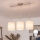Brilagi - LED pakabinamas šviestuvas ant troselio NUBILA 3xE27/60W/230V kreminė