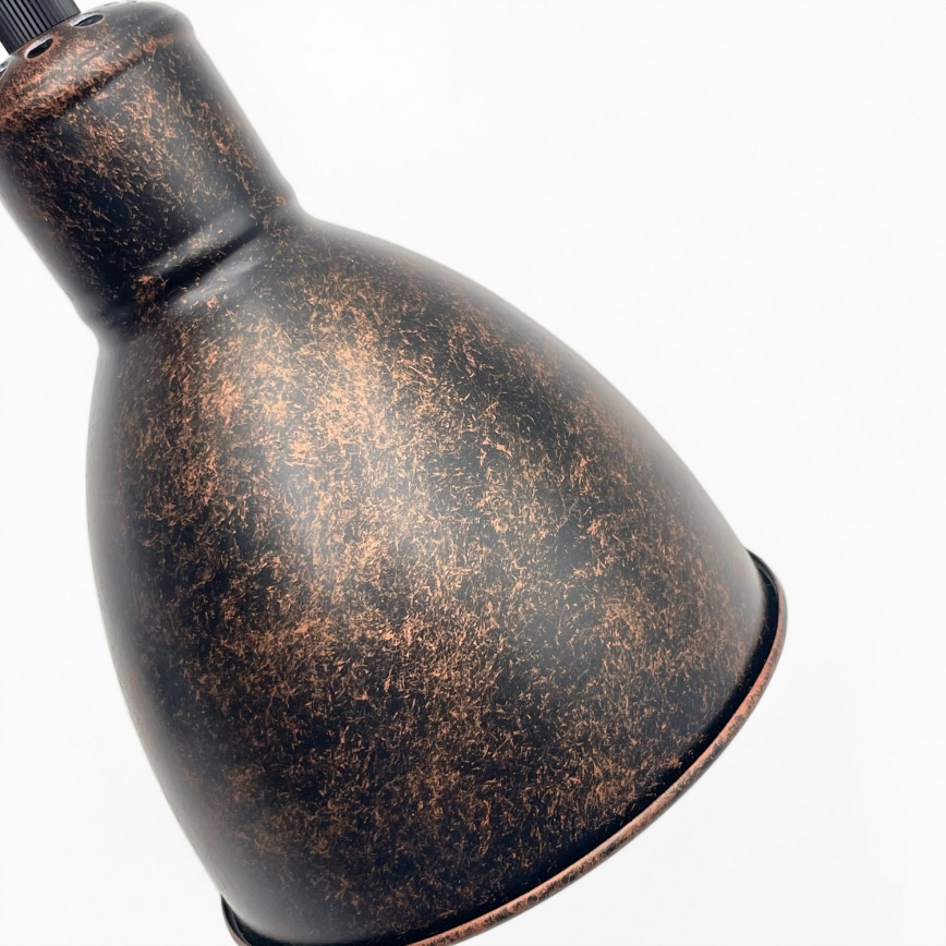 Brilagi - LED pakabinamas šviestuvas ant troselio RIDDY 1xE27/60W/230V varinis/patina