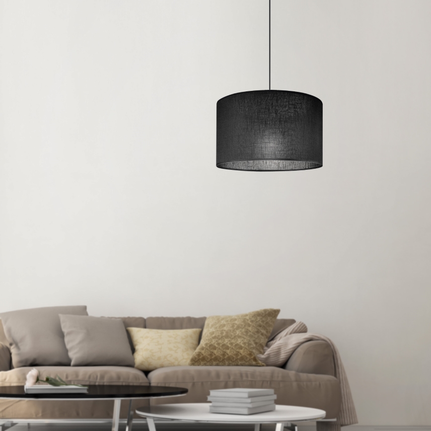 Brilagi - LED Pakabinamas šviestuvas ant laido ANTHONY 1xE27/60W/230V ąžuolo riešutas/juoda