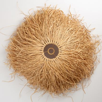 Brilagi - LED pakabinamas šviestuvas CERIA BOHO 1xE27/40W/230V, Ø 60 cm, rafija