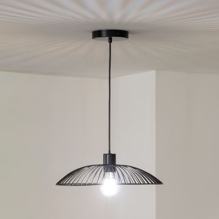 Brilagi - LED pakabinamas šviestuvas CERIA WIRE 1xE27/40W/230V Ø 38 cm juodas