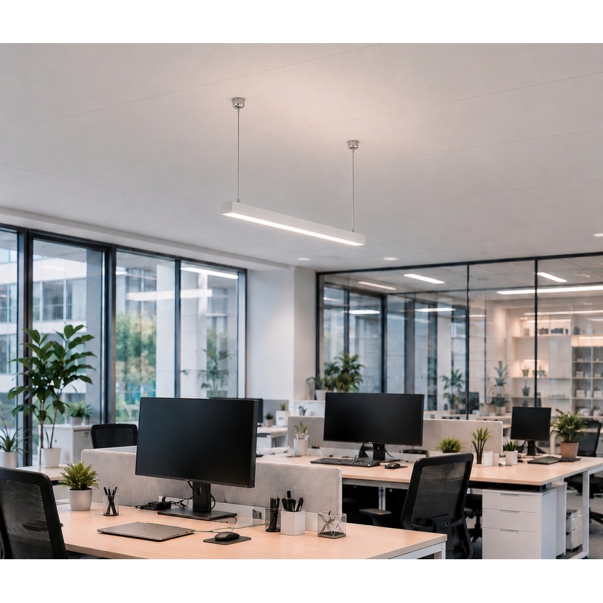Brilagi - Pakabinamas LED šviestuvas FULLDAY LED/10/15/20W/230V 2700/4000/6000K 60 cm baltas