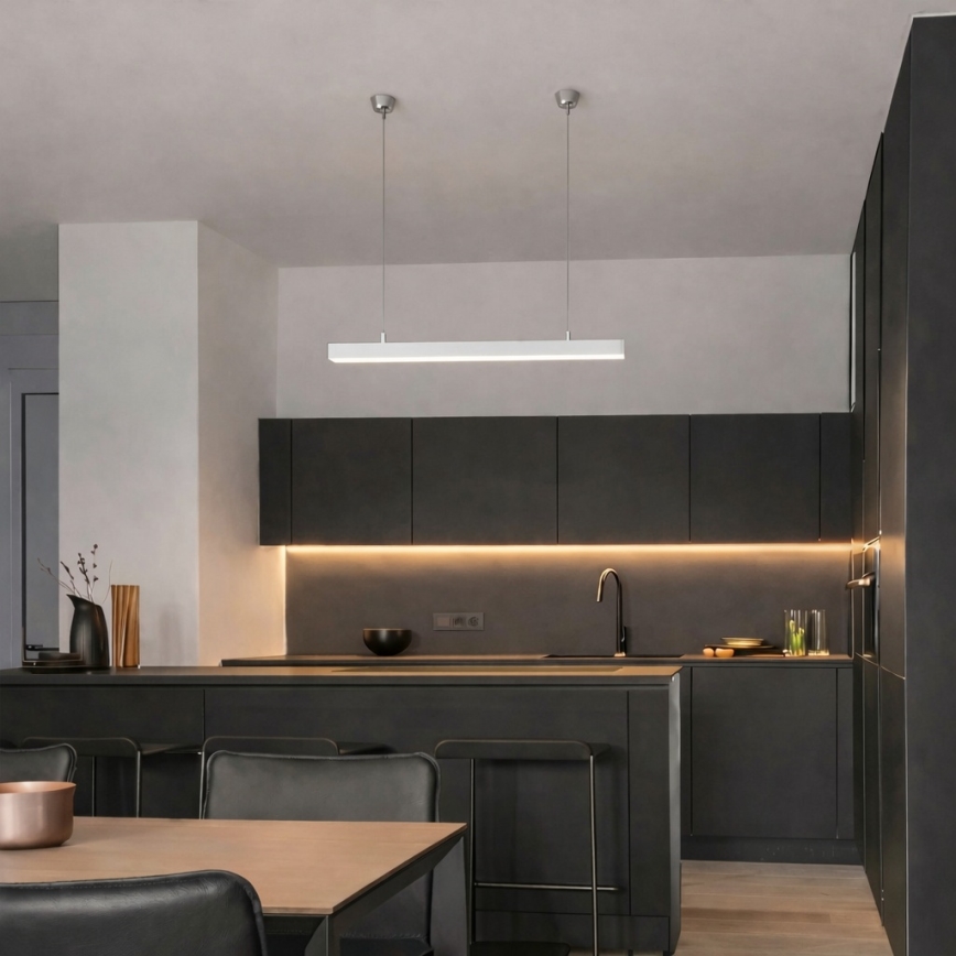 Brilagi - Pakabinamas LED šviestuvas FULLDAY LED/10/15/20W/230V 2700/4000/6000K 60 cm baltas