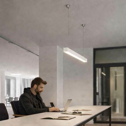 Brilagi - Pakabinamas LED šviestuvas FULLDAY LED/10/15/20W/230V 2700/4000/6000K 60 cm baltas