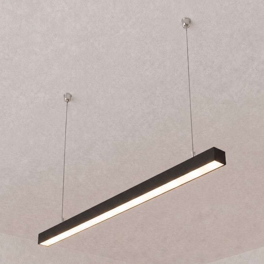 Brilagi - LED pakabinamas šviestuvas FULLDAY LED/20/30/40W/230V 2700/4000/6000K 120 cm juodas