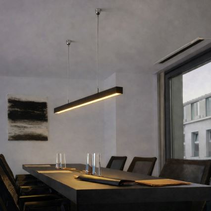 Brilagi - LED pakabinamas šviestuvas FULLDAY LED/20/30/40W/230V 2700/4000/6000K 120 cm juodas