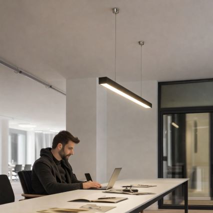 Brilagi - LED pakabinamas šviestuvas FULLDAY LED/20/30/40W/230V 2700/4000/6000K 120 cm juodas