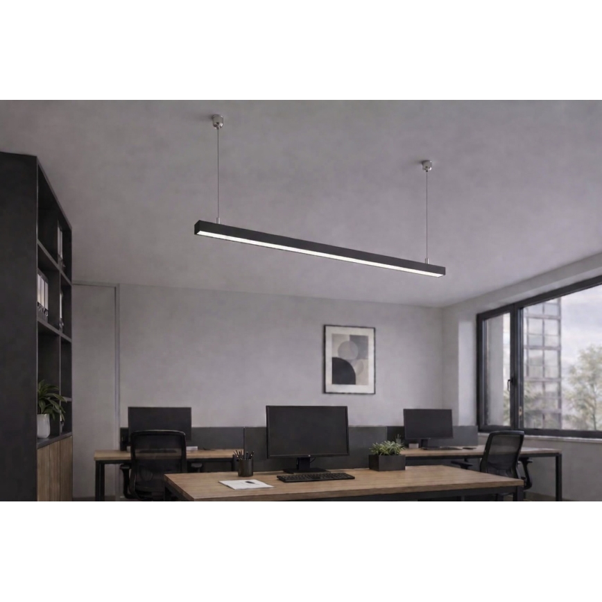 Brilagi - LED pakabinamas šviestuvas FULLDAY LED/20/30/40W/230V 2700/4000/6000K 120 cm juodas