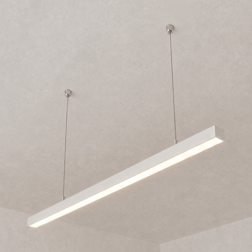 Brilagi - Pakabinamas LED šviestuvas FULLDAY LED/30/40/50W/230V 2700/4000/6000K 150 cm baltas