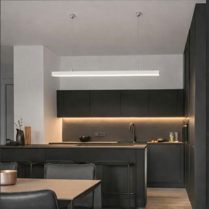 Brilagi - Pakabinamas LED šviestuvas FULLDAY LED/30/40/50W/230V 2700/4000/6000K 150 cm baltas