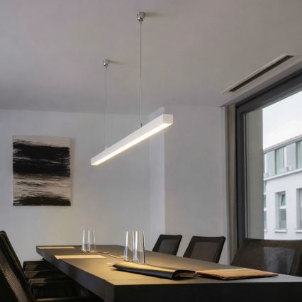 Brilagi - Pakabinamas LED šviestuvas FULLDAY LED/30/40/50W/230V 2700/4000/6000K 150 cm baltas