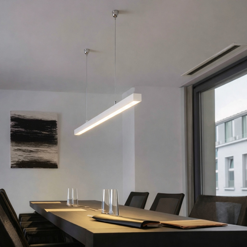 Brilagi - Pakabinamas LED šviestuvas FULLDAY LED/30/40/50W/230V 2700/4000/6000K 150 cm baltas