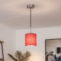 Brilagi - LED pakabinamas šviestuvas su kabeliu NUBILA 1xE27/60W/230V Ø 14 cm juoda/raudona