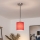 Brilagi - LED pakabinamas šviestuvas su kabeliu NUBILA 1xE27/60W/230V Ø 14 cm juoda/raudona