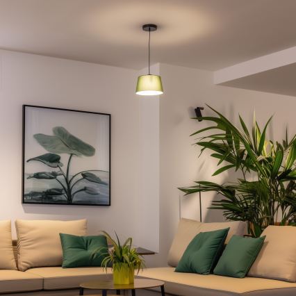 Brilagi - LED pakabinamas šviestuvas su laidu CERIA 1xE27/40W/230V, skersmuo 25 cm, žalia