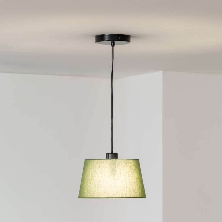 Brilagi - LED pakabinamas šviestuvas su laidu CERIA 1xE27/40W/230V, skersmuo 25 cm, žalia