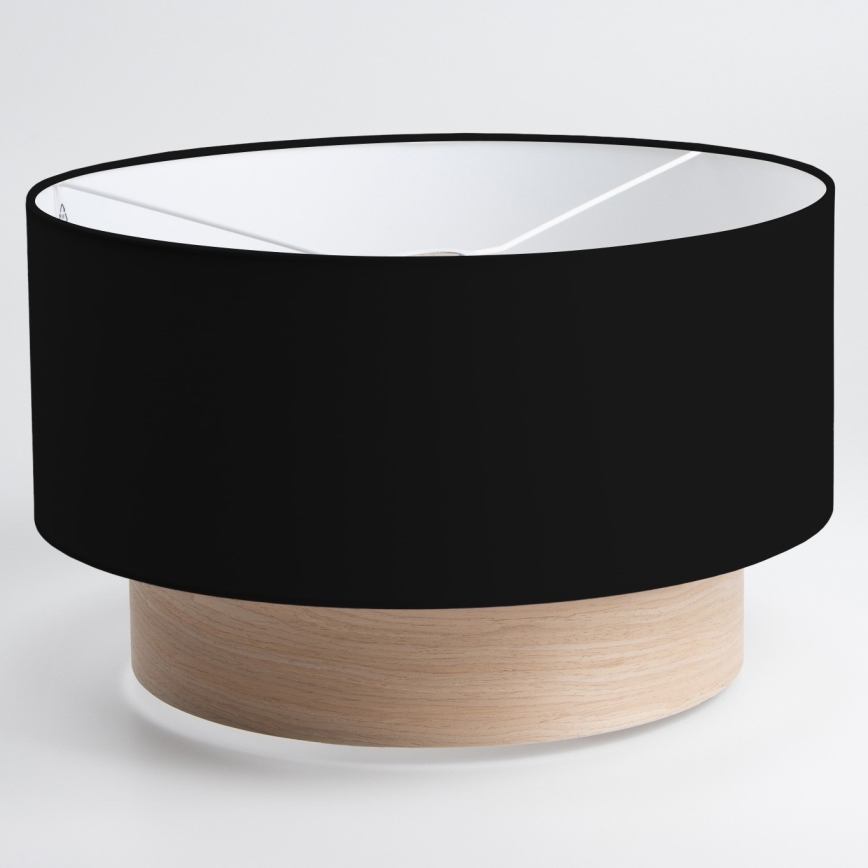 Brilagi - LED pakabinamas šviestuvas su laidu CERIA 1xE27/40W/230V Ø 50 cm juoda/smėlio spalvos