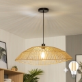 Brilagi - LED pakabinamas šviestuvas su laidu CERIA BOHO 1xE27/40W/230V Ø 70 cm rudas