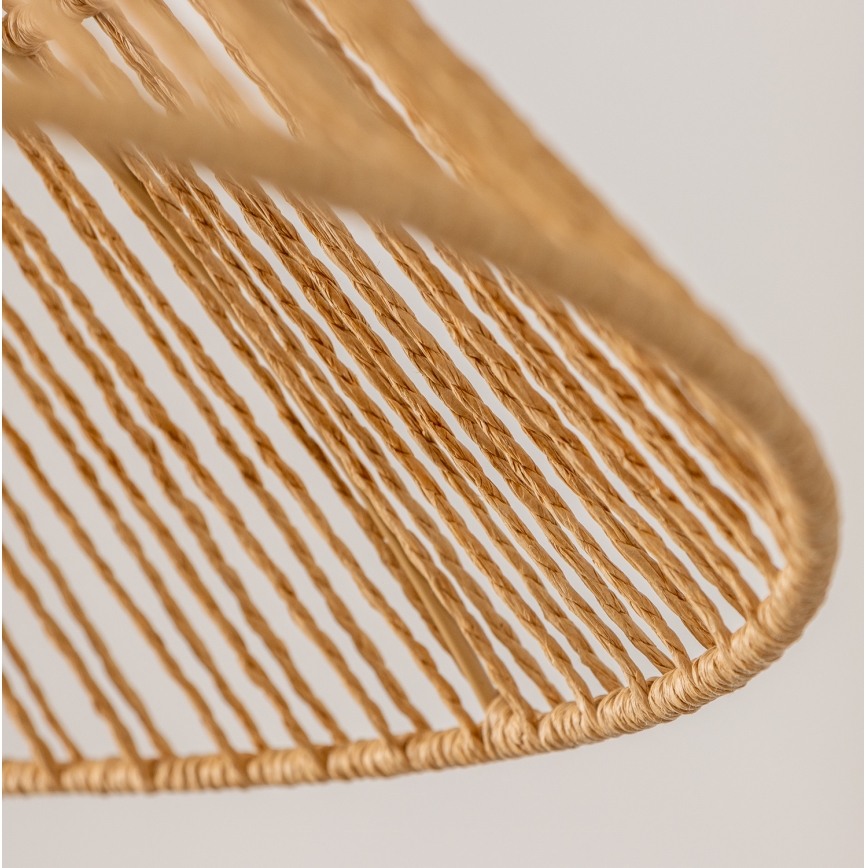 Brilagi - LED pakabinamas šviestuvas su laidu CERIA BOHO 1xE27/40W/230V Ø 70 cm rudas