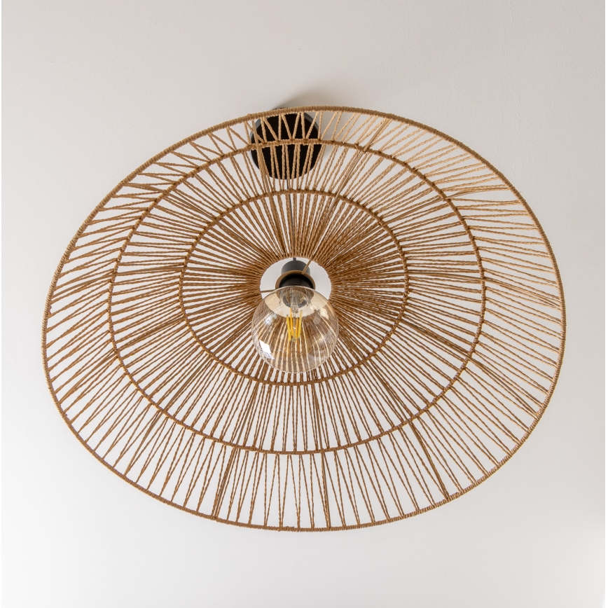 Brilagi - LED pakabinamas šviestuvas su laidu CERIA BOHO 1xE27/40W/230V Ø 70 cm rudas