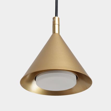 BRILAGI - LED Pakabinamas šviestuvas su laidu CONE SINGLE 1xGX53/15W/230V auksinis