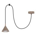 BRILAGI - LED Pakabinamas šviestuvas su laidu CONE SINGLE SPIDER 1xGX53/15W/230V smėlinė