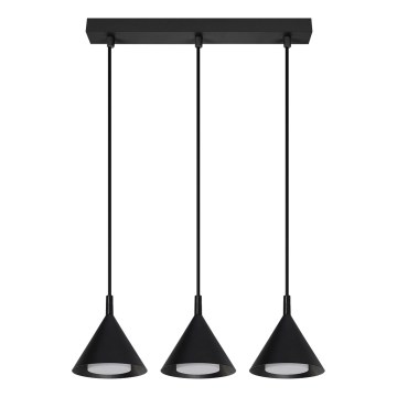 BRILAGI - LED Pakabinamas šviestuvas su laidu CONE TRIPLE 3xGX53/15W/230V juodas