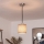 Brilagi - LED pakabinamas šviestuvas su laidu NUBILA 1xE27/60W/230V skersmuo 14 cm juoda/ruda