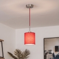 Brilagi - LED pakabinamas šviestuvas su laidu NUBILA 1xE27/60W/230V Ø 14 cm raudona