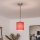 Brilagi - LED pakabinamas šviestuvas su laidu NUBILA 1xE27/60W/230V Ø 14 cm raudona