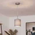 Brilagi - LED pakabinamas šviestuvas su laidu NUBILA 1xE27/60W/230V Ø 14 cm šviesiai pilkas