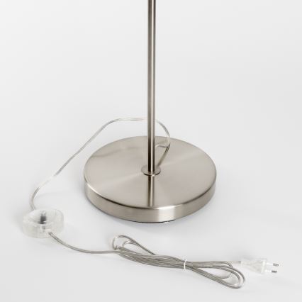 Brilagi - LED pastatomas šviestuvas CERIA 1xE27/40W/230V skersmuo 25 cm pilka/matinis chromas