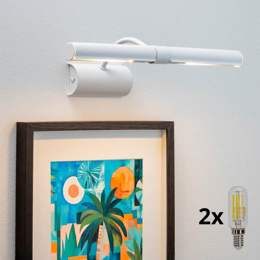 Brilagi - LED paveiklo šviestuvas DANAE 2xE14/4W/230V 3000K balta