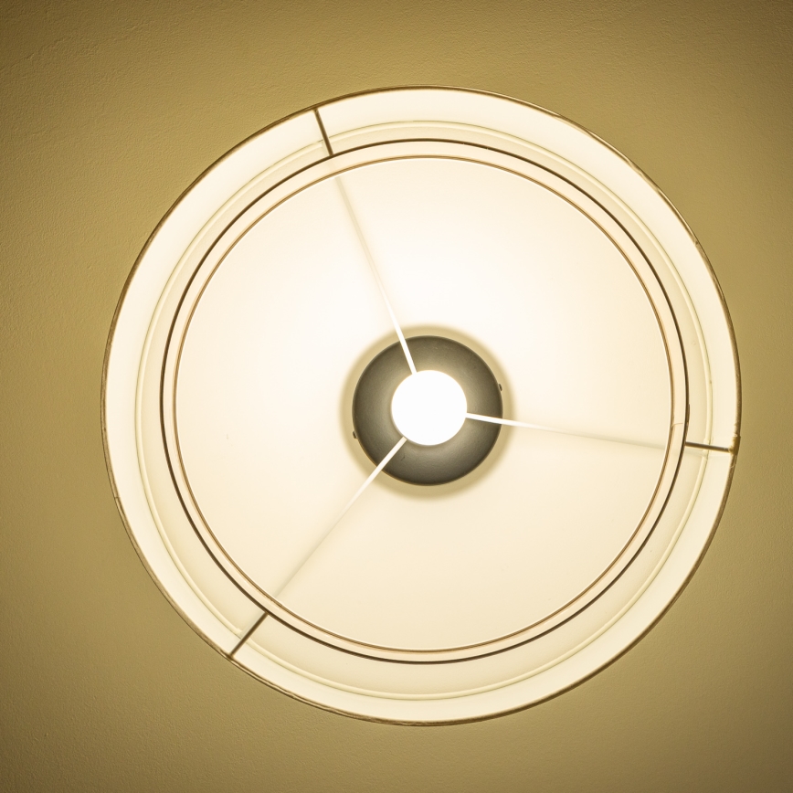 Brilagi - LED paviršinė liustra CERIA 1xE27/40W/230V Ø 50 cm balta/smėlinė