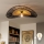 Brilagi - LED paviršinė liustra CERIA BOHO 1xE27/40W/230V Ø 50 cm juoda/ruda