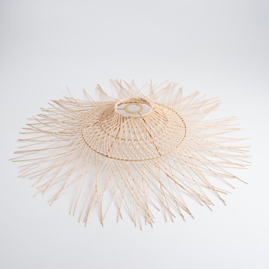 Brilagi - LED paviršinė liustra CERIA BOHO 1xE27/60W/230V Ø 100 cm juoda/smėlio spalvos