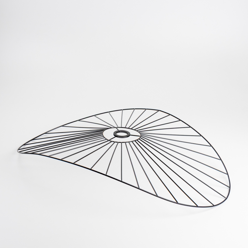 Brilagi - LED paviršinė liustra CERIA WIRE 1xE27/40W/230V 60x80 cm juoda/ąžuolas