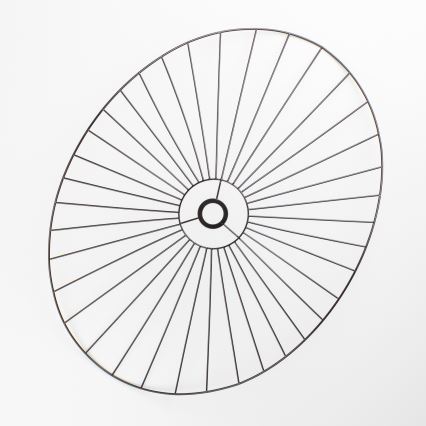 Brilagi - LED paviršinė liustra CERIA WIRE 1xE27/40W/230V 60x80 cm juoda/ąžuolas