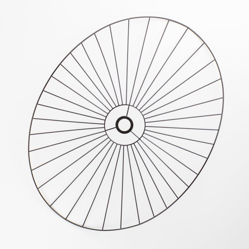 Brilagi - LED paviršinė liustra CERIA WIRE 1xE27/40W/230V 60x80 cm juoda/ąžuolas