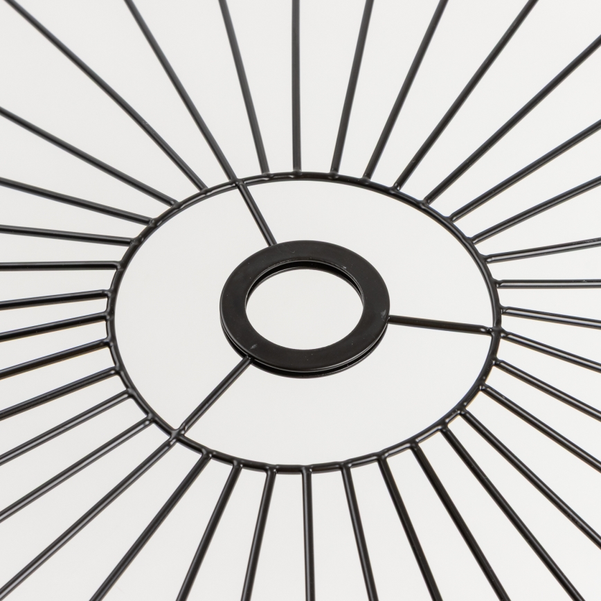 Brilagi - LED paviršinė liustra CERIA WIRE 1xE27/40W/230V 60x80 cm juoda/ąžuolas