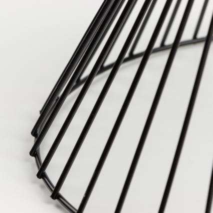 Brilagi - LED paviršinė liustra CERIA WIRE 1xE27/40W/230V skersmuo 30 cm juoda/ąžuolas