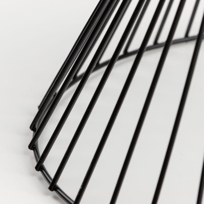 Brilagi - LED paviršinė liustra CERIA WIRE 1xE27/40W/230V skersmuo 30 cm juoda/ąžuolas