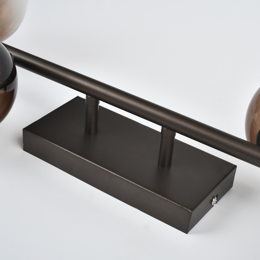 Brilagi - LED paviršinė liustra MILLA 4xG9/3W/230V ruda/dūminė ruda