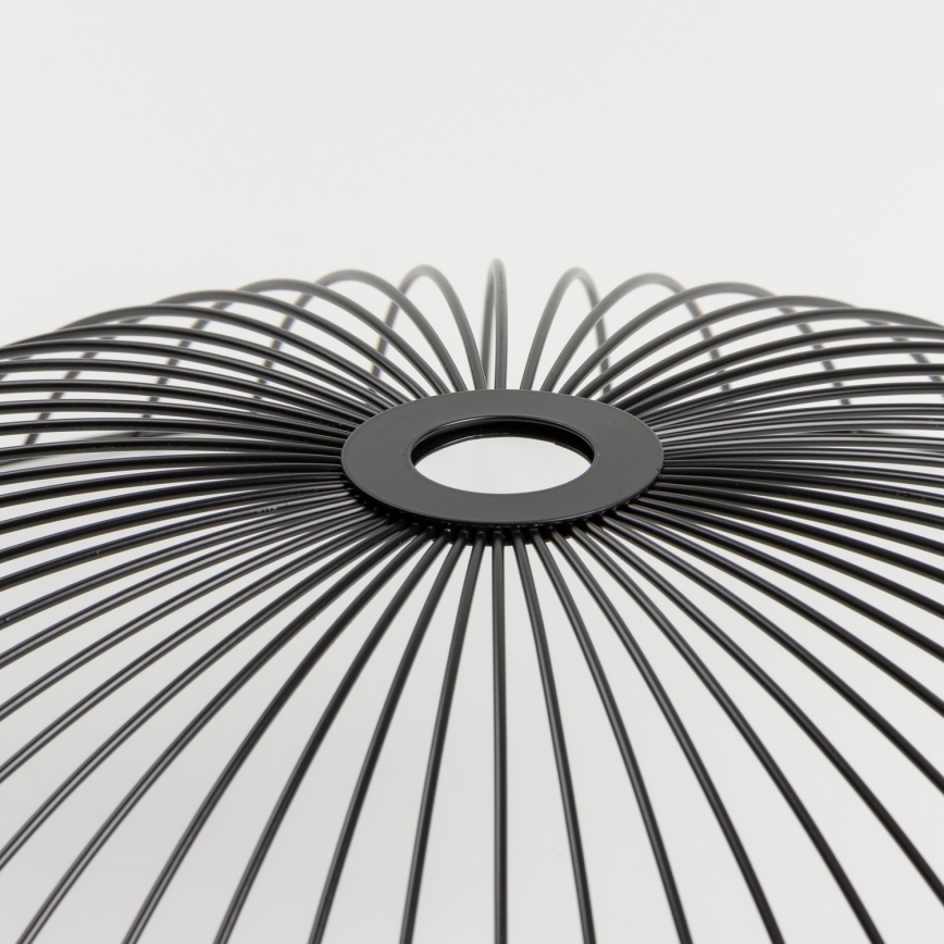 Brilagi - LED paviršinė lubų liustra CERIA WIRE 1xE27/40W/230V Ø 60 cm juoda/ąžuolas