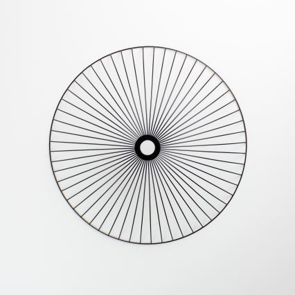 Brilagi - LED paviršinė lubų liustra CERIA WIRE 1xE27/40W/230V Ø 60 cm juoda/ąžuolas