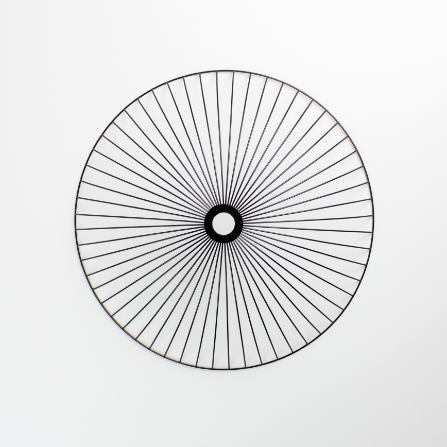 Brilagi - LED paviršinė lubų liustra CERIA WIRE 1xE27/40W/230V Ø 60 cm juoda/ąžuolas