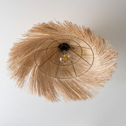 Brilagi - LED paviršinio montavimo lubinis šviestuvas CERIA BOHO 1xE27/40W/230V Ø 70 cm rotangas