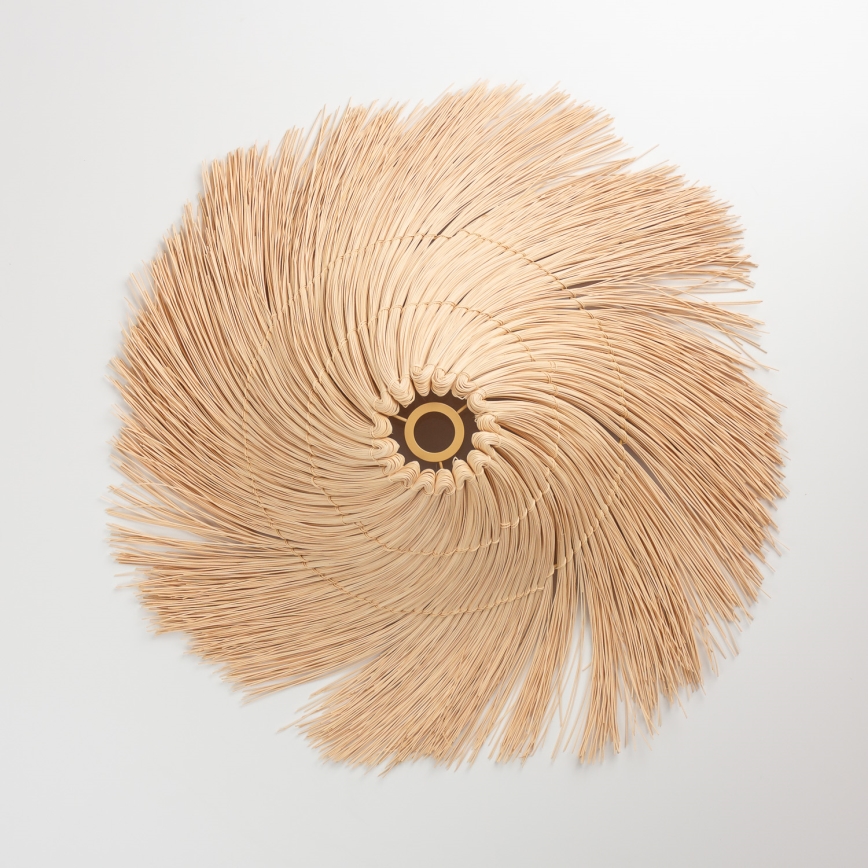 Brilagi - LED paviršinio montavimo lubinis šviestuvas CERIA BOHO 1xE27/40W/230V Ø 70 cm rotangas