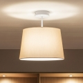 Brilagi - LED paviršinis liustras CERIA 1xE27/60W/230V, skersmuo 30 cm, balta/smėlinė